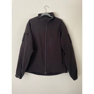 Condor Phantom 606 mens soft shell jacket Large BLACK Ski Walk Hike Outdoor READ